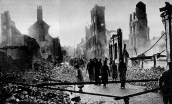 Die zerstörte Innenstadt von Coventry