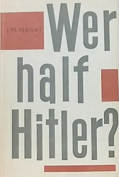 Dunkelgrau auf hellgrau in großer Schrift der Buchtitel, in einem roten Kästchen links der Name des Autors.