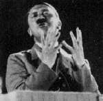 Hitler probt eine Rede