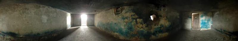 Gaskammer in Majdanek, 360°-Ansicht